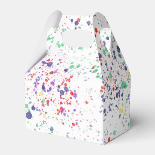 Fiesta Accordion Dansende Birthday Party Bedankdoosjes (Achterkant)