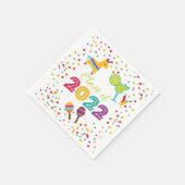 Fiesta Afstuderen Napkin - White Servet (Hoek)
