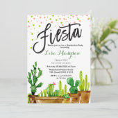 Fiesta Afstuderen Uitnodigingsfeest Mexicaanse Uit Kaart (Staand voorkant)