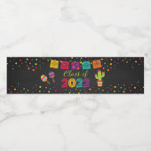 Fiesta Afstuderen Water Fles Label Waterfles Etiket (Enkel label)