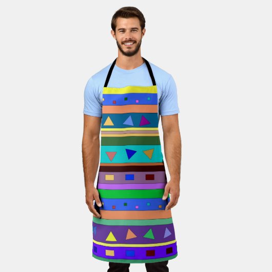 Fiesta Allover Print Schort (Gedragen)