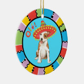 Fiesta Am Personeel Keramisch Ornament (Rechts)