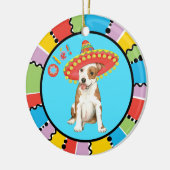 Fiesta Am Personeel Keramisch Ornament (Links)