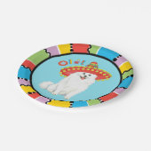 Fiesta American Eskimo Dog Papieren Bordje (Gekanteld)