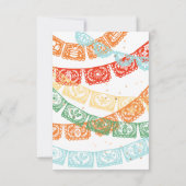 Fiesta Anniversaire Merci Cartes (Dos)