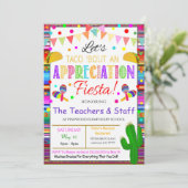 Fiesta Appreciation Invitation Kaart (Staand voorkant)