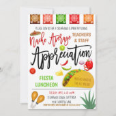 Fiesta Appreciation Invitation Kaart (Voorkant)