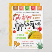 Fiesta Appreciation Invitation Kaart (Voorkant / Achterkant)