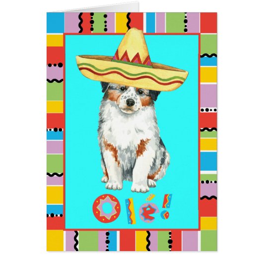 Fiesta Aussie Wenskaart (Voorkant)