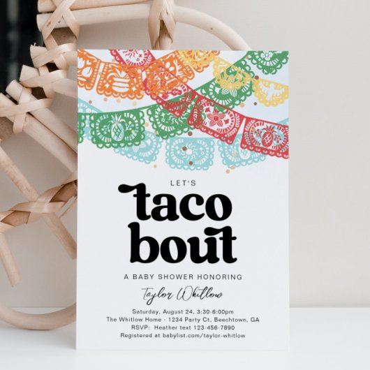 Fiesta Baby Douche Uitnodigingen