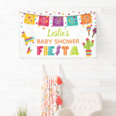 Fiesta Baby shower Banner - Witte achtergrond (Insitu)