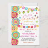 Fiesta Baby Shower Invitation Girl Fiesta Shower (Devant)