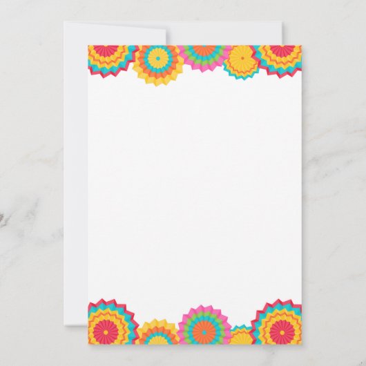 Fiesta Baby shower Invitation Taco Bout A Baby Kaart (Achterkant)