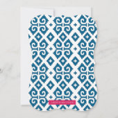 Fiesta Baby shower Invite Kaart (Achterkant)