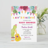Fiesta Baby shower Kaart (Staand voorkant)
