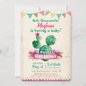 Fiesta Baby shower Uitnodiging (Voorkant)