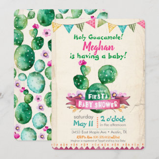 Fiesta Baby shower Uitnodiging