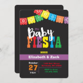 Fiesta Baby shower Uitnodiging (Voorkant / Achterkant)
