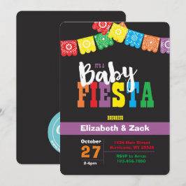 Fiesta Baby shower Uitnodiging