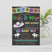 Fiesta Baby shower Uitnodiging (Staand voorkant)