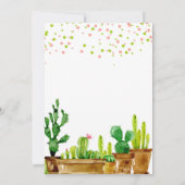 Fiesta Baby shower Uitnodiging (Achterkant)