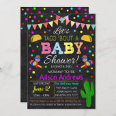 Fiesta Baby shower Uitnodiging (Voorkant / Achterkant)