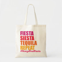 Fiesta Bachelorette Canvas tas