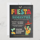 Fiesta Bachelorette Party Mexique Invitation (Devant)