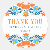 Fiesta Bedankt Sticker (Voorkant)