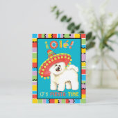 Fiesta Bichon Kaart (Staand voorkant)