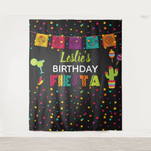 Fiesta Birthday - achtergrond Wandkleed