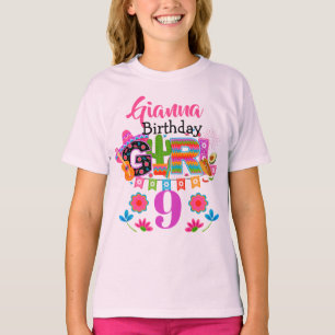 Fiesta Birthday Girl   Mexico T-shirt