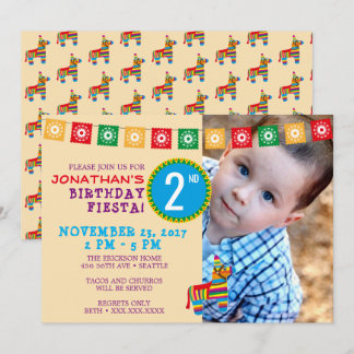 FIESTA BIRTHDAY INVITATIE KAART