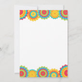 Fiesta Birthday Invitation Fiesta Fun Turning Uno Kaart (Achterkant)