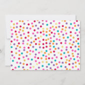 Fiesta Birthday Invitation Mexican Birthday Fiesta Kaart (Achterkant)