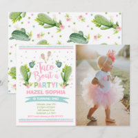 Fiesta Birthday Invitation Taco Bout A Party