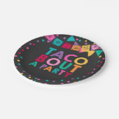 Fiesta Birthday Paper Bord 7-inch Taco Bout A Part (Gekanteld)