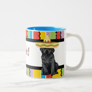 Fiesta Black Lab Tweekleurige Koffiemok