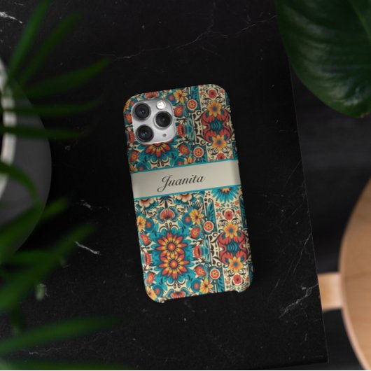 Fiesta Blooms, aanpasbaar Case-Mate iPhone Case