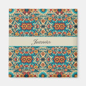 Fiesta Blooms, aanpasbaar Magneet (Voorkant)