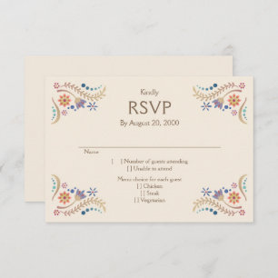 Fiesta Boho Mariage Quinceañera RSVP