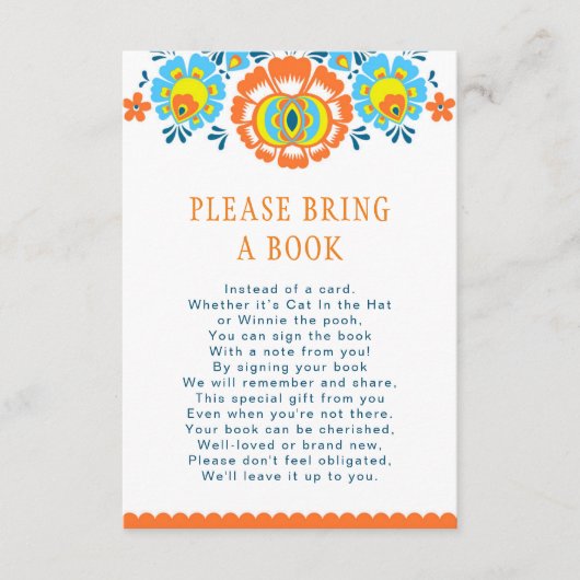 Fiesta Book Card Informatiekaartje (Voorkant)