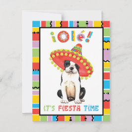 Fiesta Boston Terrier Kaart