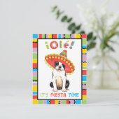 Fiesta Boston Terrier Kaart (Staand voorkant)