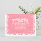 Fiesta Bridal Shower-uitnodigingen Kaart (Staand voorkant)