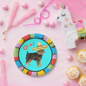 Fiesta Brussels Griffon Papieren Bordje (Feest)