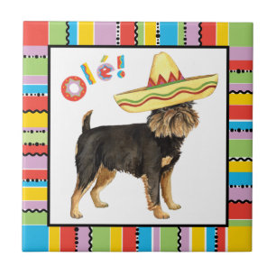 Fiesta Brussels Griffon Tegeltje