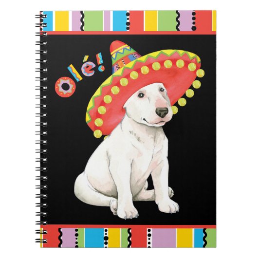 Fiesta Bull Terrier Notitieboek (Voorkant)