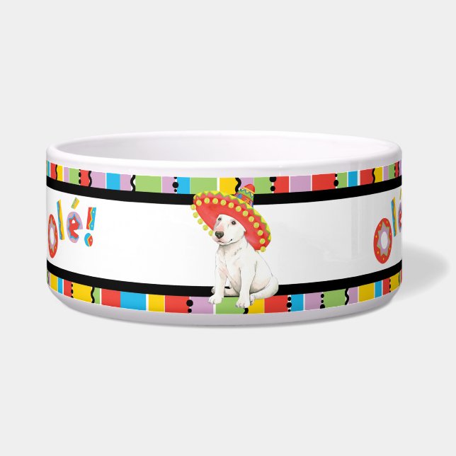 Fiesta Bull Terrier Voerbakje (Links)