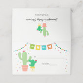 Fiesta Cactus Baby shower (Buitenkant ongevouwen)